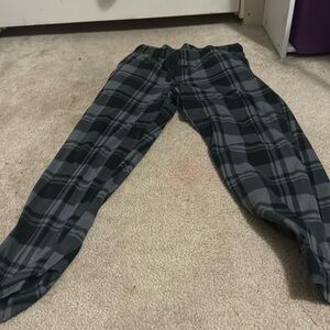 Grey flannel pajama pants